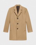 Theory Outerwear 3-Button Topcoat In Recycled Wool-Blend Melton Men New Camel - 5