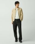 Theory Pants Black Men Pleated Drawstring Pant In Cotton-Blend - 2
