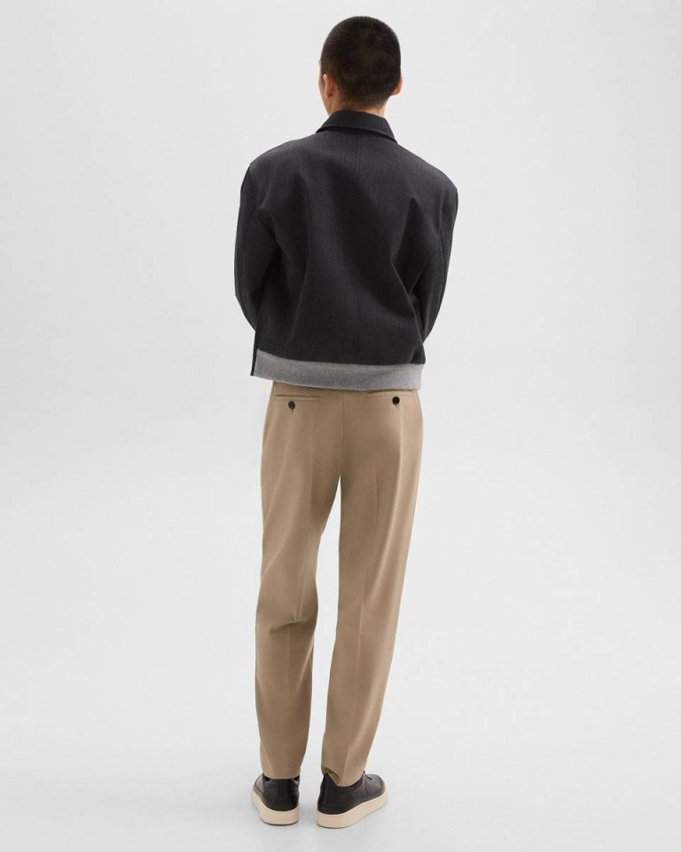 Theory Pants Men Relaxed Pant In Wool Gabardine Barley - 3