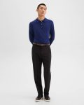 Theory Pants Relaxed Pant In Wool Gabardine Men Black - 1