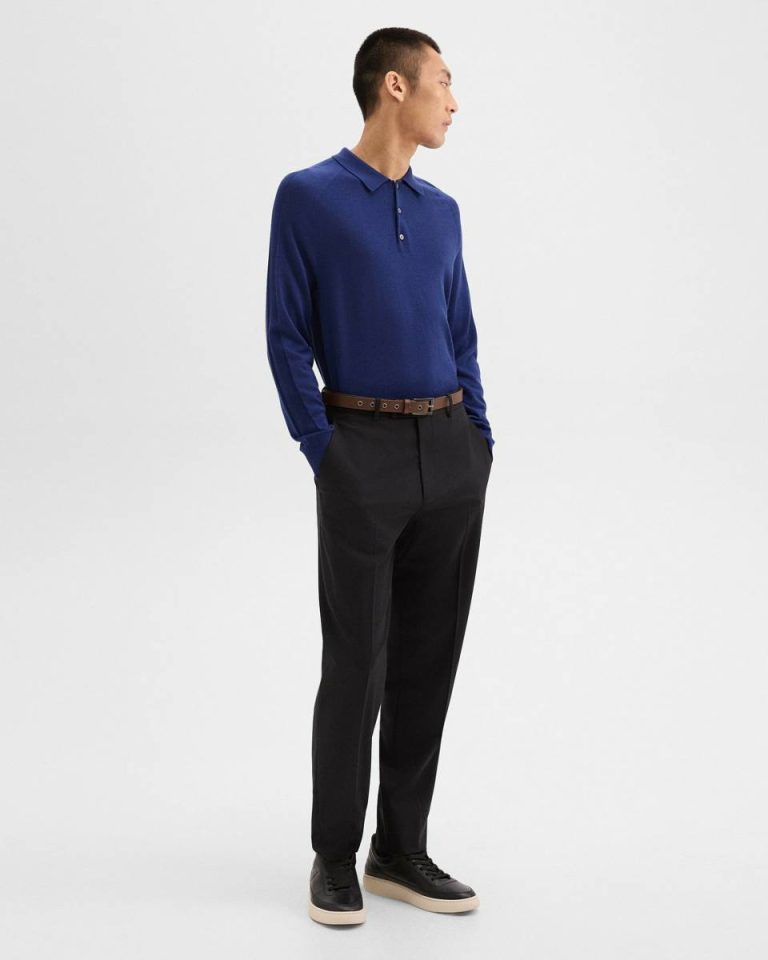 Theory Pants Relaxed Pant In Wool Gabardine Men Black - 2