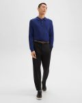 Theory Pants Relaxed Pant In Wool Gabardine Men Black - 5