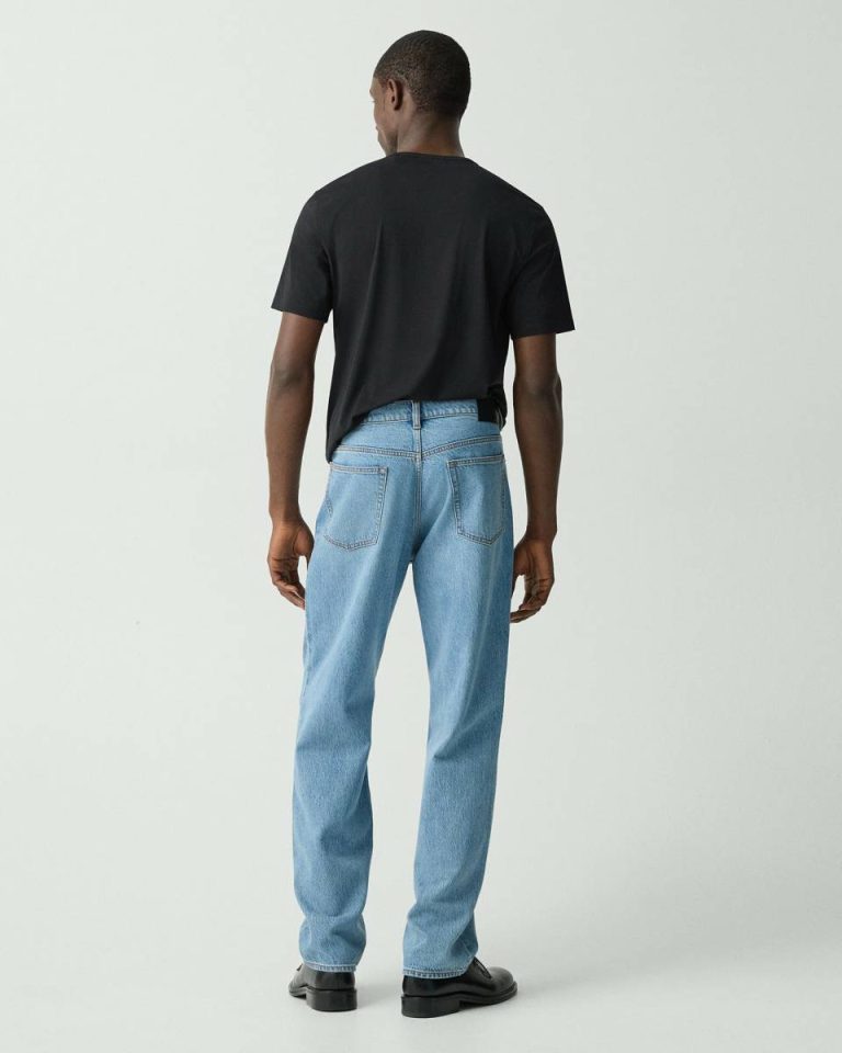 Theory Pants Super Light Wash Men Straight Jean In Denim - 3