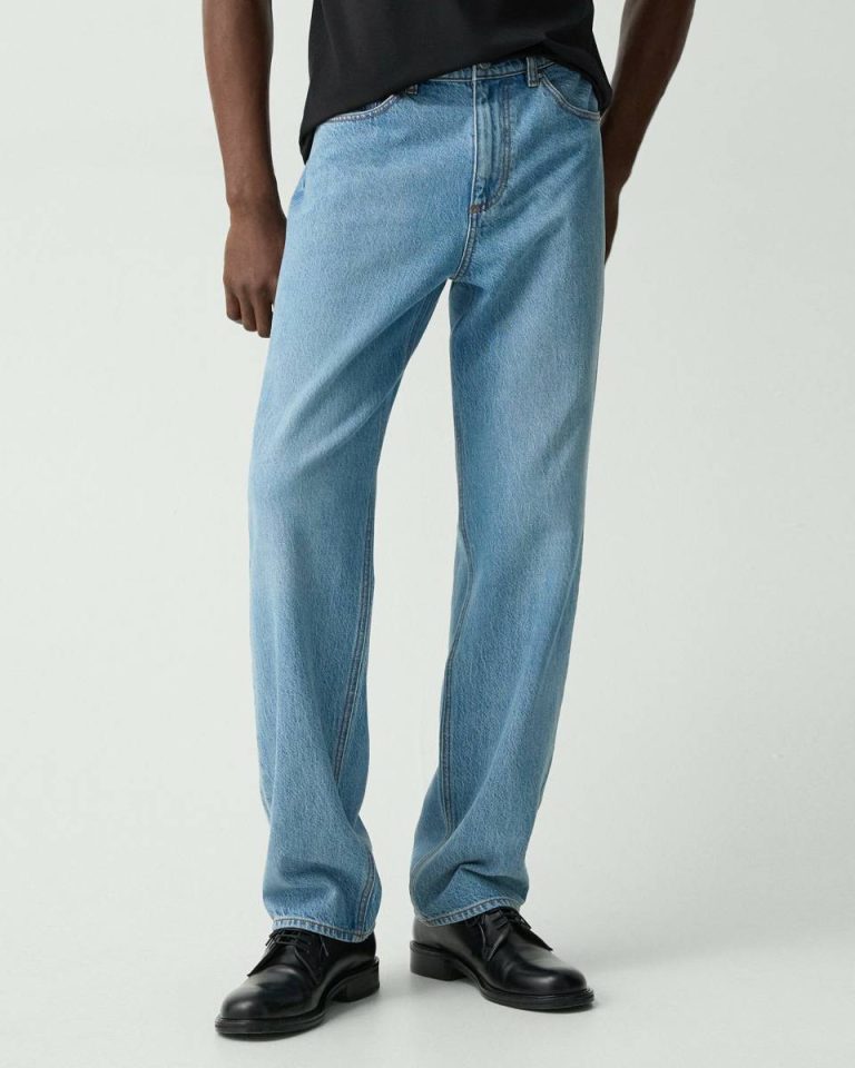 Theory Pants Super Light Wash Men Straight Jean In Denim - 4