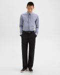 Theory Relaxed Pant In Gabardine Men Pants Black - 1