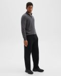 Theory Relaxed Pant In Light Bilen Men Black Pants - 2