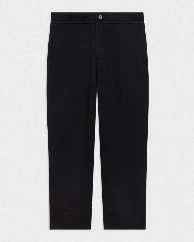 Theory Relaxed Pant In Light Bilen Men Black Pants - 5