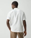 Theory Shirts Irving Short-Sleeve Shirt In Relaxed Linen Men White - 3