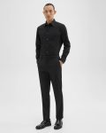 Theory Shirts Sylvain Shirt In Good Cotton Black Men - 5