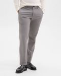 Theory Soft Grey Pants Men Zaine Pant In Precision Ponte - 4
