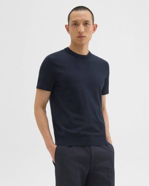Theory Sweaters + Cardigans Baltic Sarior Tee In Light Bilen Men - 1