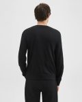 Theory Sweaters + Cardigans Crewneck Sweater In Regal Wool Men Black - 3
