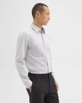 Theory Sylvain Shirt In Structure Knit Men Shirts Vapor - 2