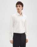 Theory Sylvain Shirt In Structure Knit Shirts White Men - 1