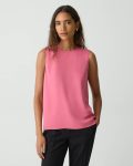 Theory Tops Bright Pink Shell Top In Silk Georgette Women - 1