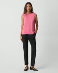 Theory Tops Bright Pink Shell Top In Silk Georgette Women - 5