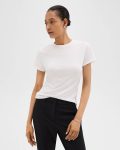 Theory White T-Shirts + Tank Tops Tiny Tee In Organic Cotton Women - 1