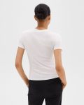 Theory White T-Shirts + Tank Tops Tiny Tee In Organic Cotton Women - 3