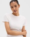 Theory White T-Shirts + Tank Tops Tiny Tee In Organic Cotton Women - 4