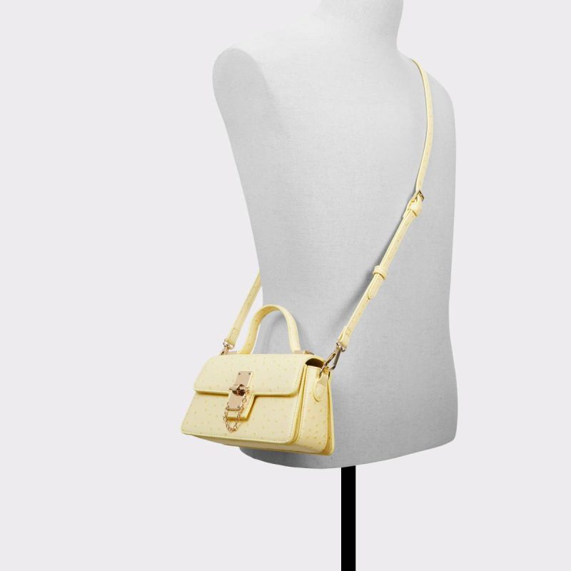 Top Handle Bags Aldo Callunaax Light Yellow Women's Top Handle Bags Light Yellow Women - 4
