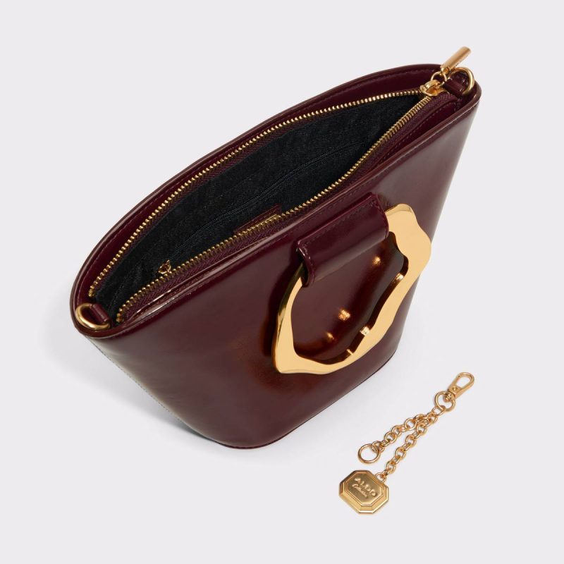 Top Handle Bags Aldo Women Bordo Goldenview Bordo Women's Top Handle Bags - 3