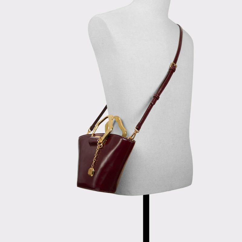 Top Handle Bags Aldo Women Bordo Goldenview Bordo Women's Top Handle Bags - 4