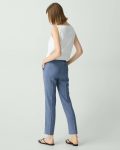 Treeca Pull-On Pant In Fluid Linen Pants Light Denim Women Theory - 3