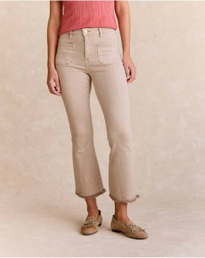 Trousers Kasandra Denim Pants Beige Polín Et Moi Women - 1