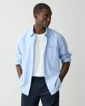 Weekend Shirt In Cotton Theory Shirts Clear Sky Men - 1