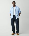 Weekend Shirt In Cotton Theory Shirts Clear Sky Men - 5