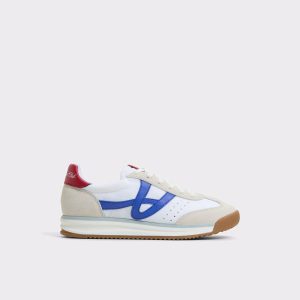 White/Blue Aldo Sneakers Stepcount White/Blue Women's Low Top Sneakers Women - 1