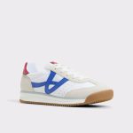 White/Blue Aldo Sneakers Stepcount White/Blue Women's Low Top Sneakers Women - 4