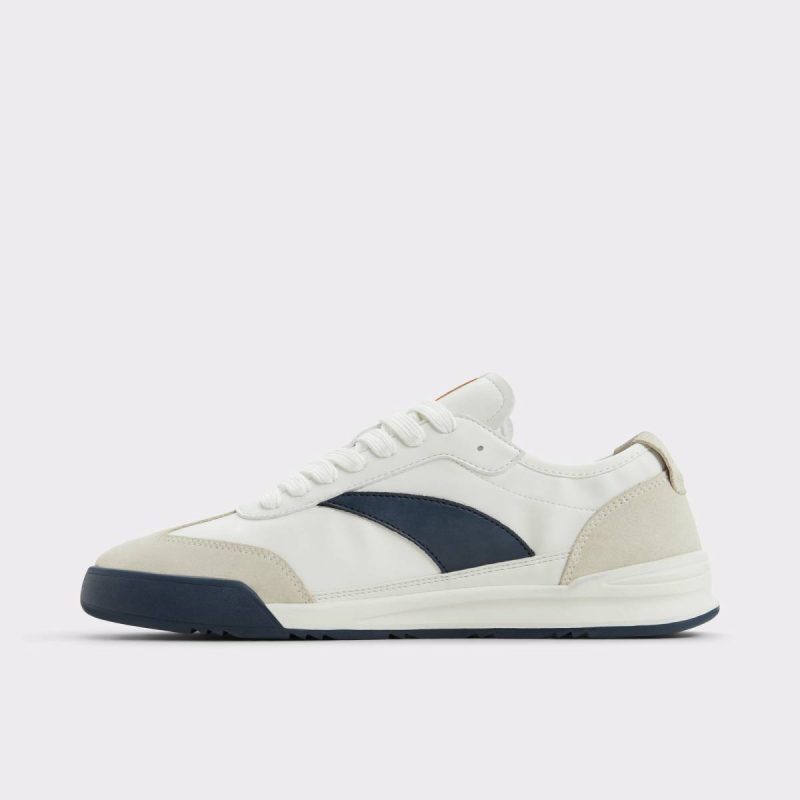 White/Navy Aldo Sneakers Clubmtl White/Navy Men's Low Top Men - 3