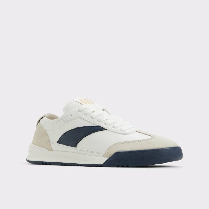 White/Navy Aldo Sneakers Clubmtl White/Navy Men's Low Top Men - 4