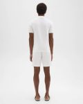 White Pants Men Zaine Short In Stretch Cotton Theory - 3