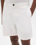 White Pants Men Zaine Short In Stretch Cotton Theory - 4