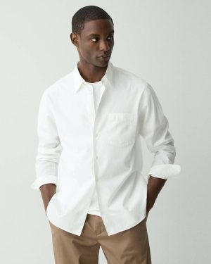 White Theory Men Shirts Weekend Shirt In Cotton - 1