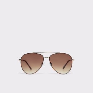 Women Aldo Arilicanx Other Brown Women's Aviator Other Brown Sunglasses - 1