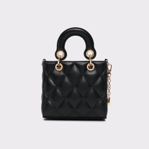 Women Aldo Black Top Handle Bags Sunblinggx Black Women's Top Handle Bags - 1