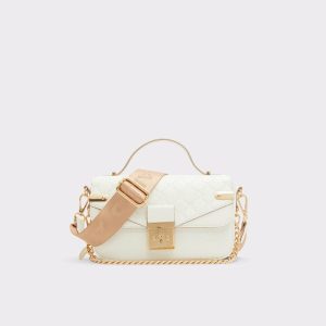 Women Aldo Crossbody Bags White Dallannax White Women's Crossbody Bags - 1