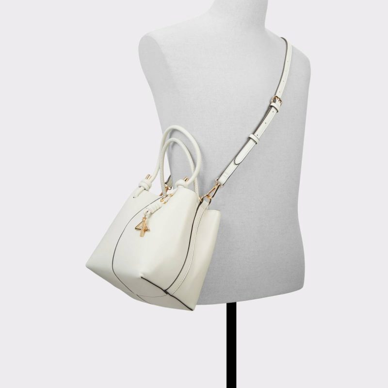 Women Aldo Evielily White Women's Shoulder Bags White Shoulder Bags - 4