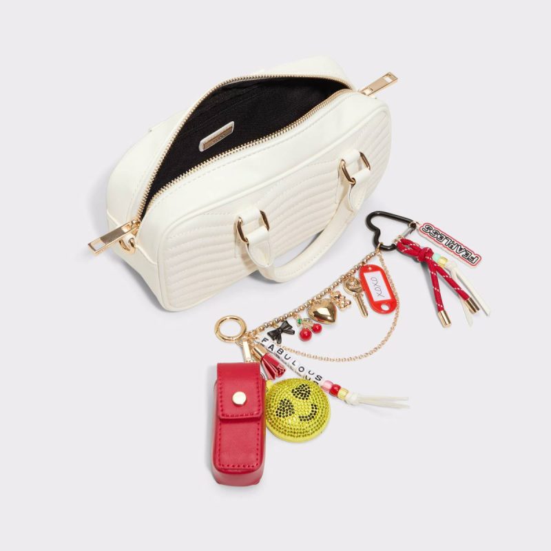 Women Aldo Fareldenx White Women's Mini Bags Top Handle Bags White - 3