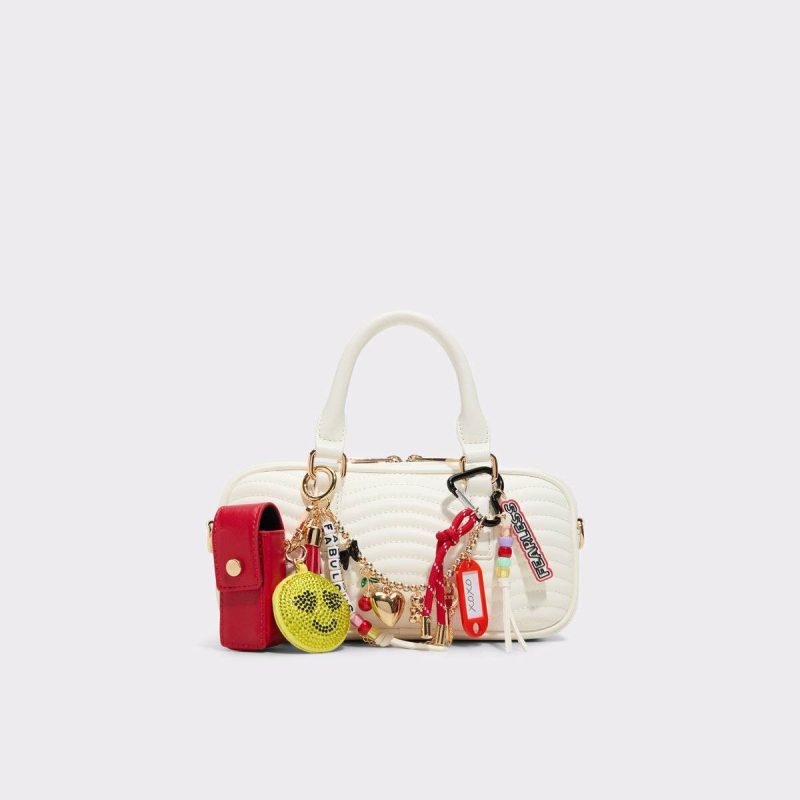 Women Aldo Fareldenx White Women's Mini Bags Top Handle Bags White - 1