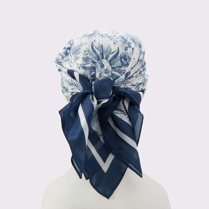 Women Aldo Hats, Scarves & Gloves Navy Wilse Navy Women's Scarves - 3