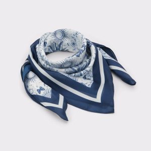 Women Aldo Hats, Scarves & Gloves Navy Wilse Navy Women's Scarves - 1