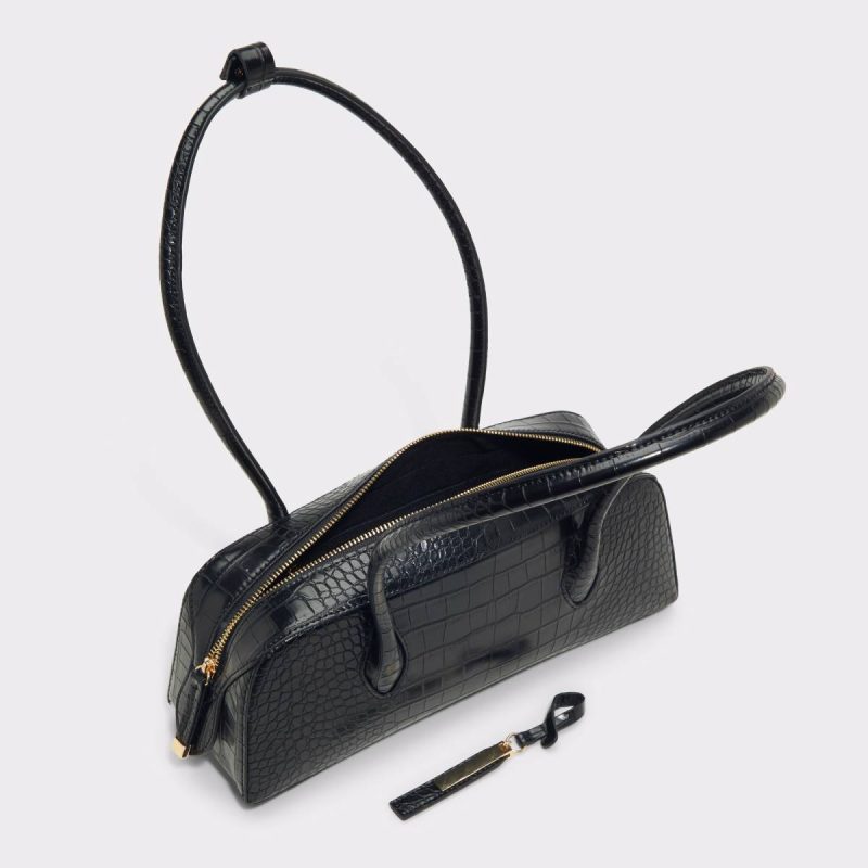 Women Aldo Ilianax Black Women's Shoulder Bags Black Shoulder Bags - 3