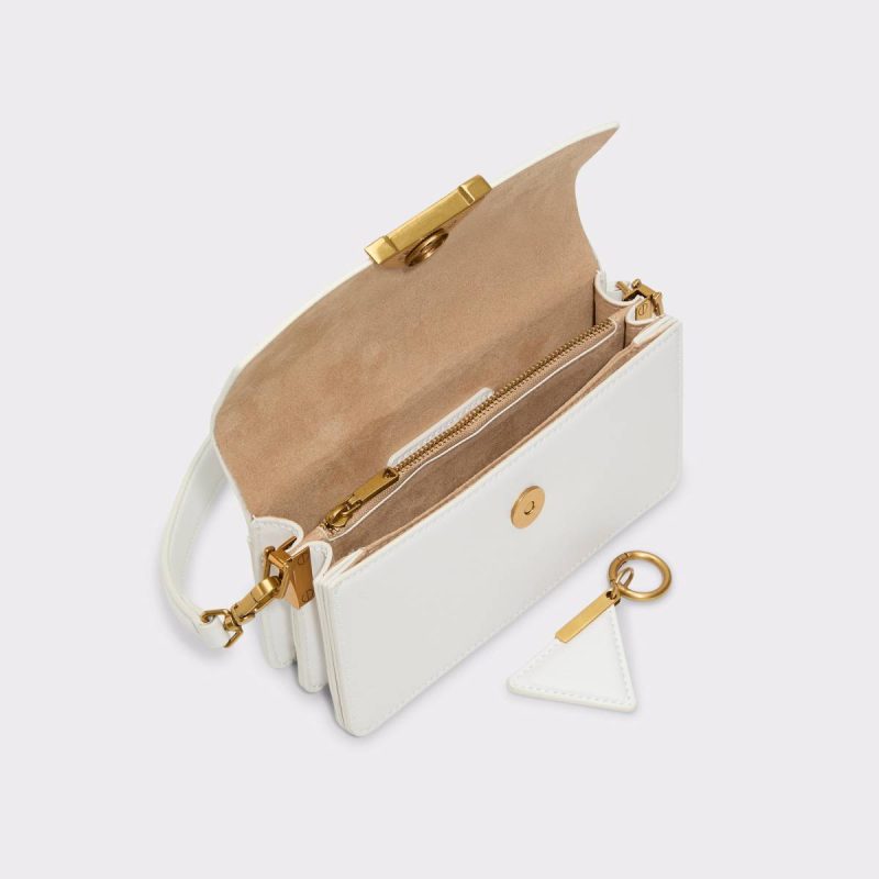 Women Aldo Luxecarryx White Women's Shoulder Bags White Shoulder Bags - 3