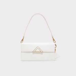 Women Aldo Luxecarryx White Women's Shoulder Bags White Shoulder Bags - 1