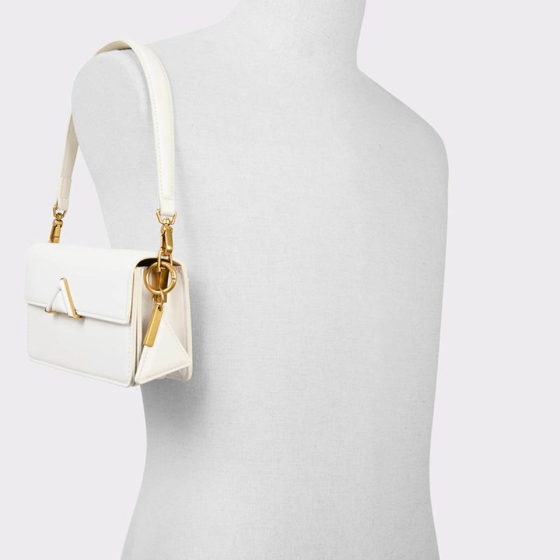 Women Aldo Luxecarryx White Women's Shoulder Bags White Shoulder Bags - 5