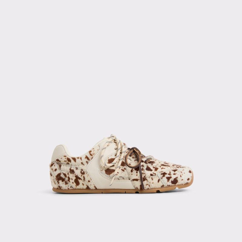 Women Aldo Open Brown Sneakers Adrelia Open Brown Women's Low Top Sneakers - 1